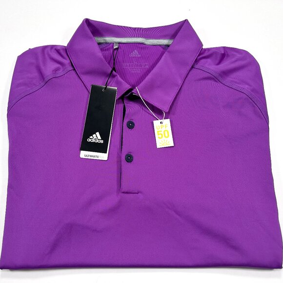 adidas Other - Adidas Ultimate 365 L Purple Performance Golf Polo Short Sleeve Climacool NEW